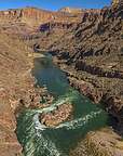 Aerial view of Bedrock Rapid